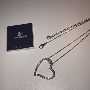 Swarovski “Love” Heart Pendant Necklace